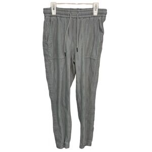Athleta Farallon Printed Jogger Size 2 Gray Athleisure‎